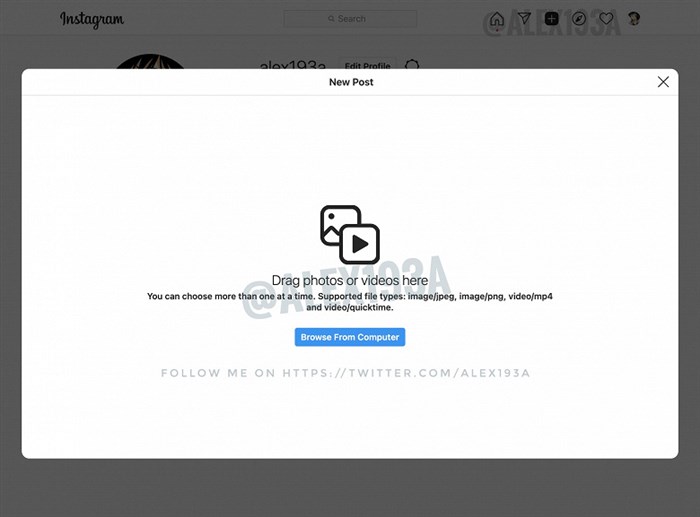 Instagram наконец принесёт главную функциональность на ПК. Публикации через браузер уже тестируются